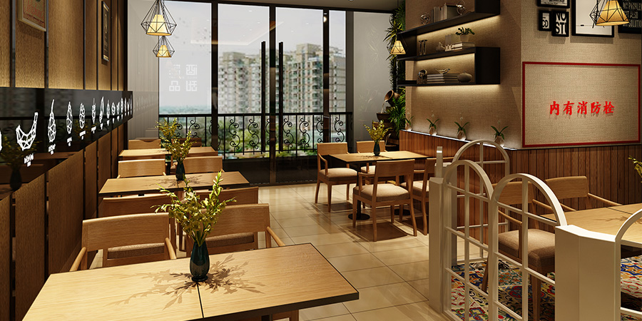 釣魚島美食廣場餐飲裝修工程